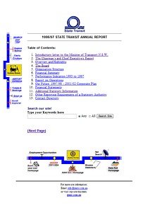 state transit annual report 1997 web page thumbnail