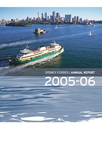 sydney ferries annual report 2006 cover thumbnail