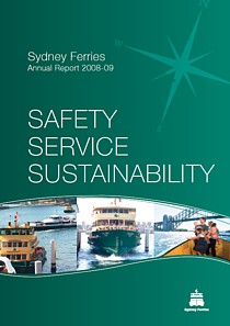 sydney ferries annual report 2009 cover thumbnail