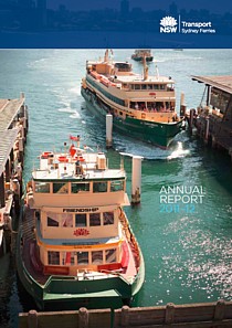 sydney ferries annual report 2012 cover thumbnail