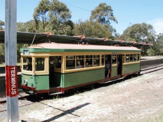 Sydney R class 1740 at the National Park Terminus from Loftus in April 2002 (Herman Silbiger)
